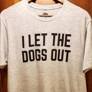 Funny Men's Large Graphic Tee Shirt Heather Gray Cotton Tshirt